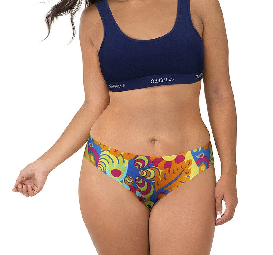 OddBalls Hippy Jungle - Seamless Brazilian Briefs