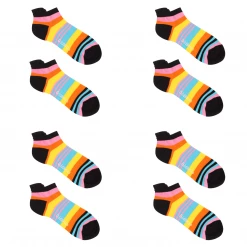 OddBalls Marble Hoops - 4 Pack Ankle Sock Bundle Ankle & Trainer Socks