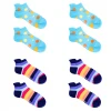 OddBalls Ankle & Trainer Socks Matching Bundle Two - 4 Pack Ankle Sock Bundle