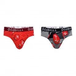 OddBalls Welsh Rugby Union - Home & Away - Mens Briefs Bundle