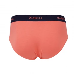OddBalls Navy & Coral - Teen Boys Briefs