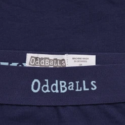 OddBalls Teen Girls Boxer Shorts Navy & Mint - Teen Girls Boxers
