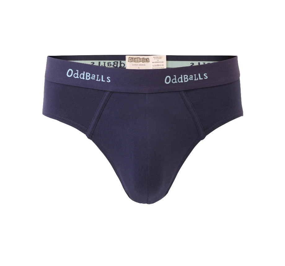 OddBalls Navy & Mint Teen Boys Briefs - Comfortable & Fun Underwear for Teens 3 OddBalls Navy & Mint - Teen Boys Briefs