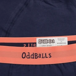 OddBalls Coral & Navy Teen Boys Briefs - Comfortable & Fun Underwear for Teens 8 OddBalls Coral & Navy - Teen Boys Briefs