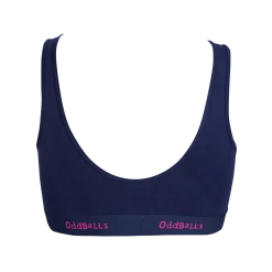 OddBalls Bralettes Navy And Magenta - Ladies Bralette