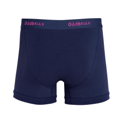 OddBalls Navy & Magenta - Mens Boxer Shorts