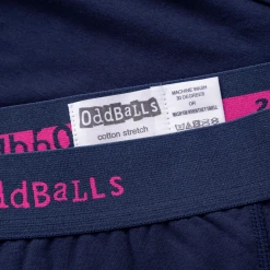 OddBalls Navy & Magenta - Ladies Boxers