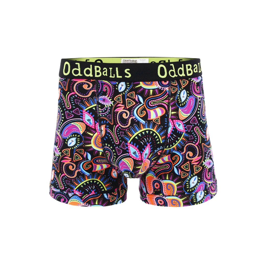 OddBalls The Rave Bundle - Men's Boxer Shorts 3 Pack | Fun & Comfortable Underwear 7 OddBalls The Rave Bundle - Mens Boxer Shorts 3 Pack Bundle
