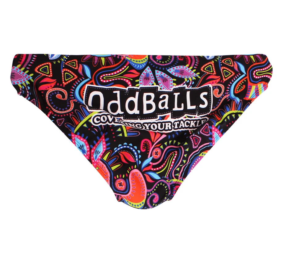 OddBalls Sportswear Neon Rave Swimmers - Vibrant Summer Swimwear for Men 4 OddBalls Sportswear Neon Rave - Swimmers