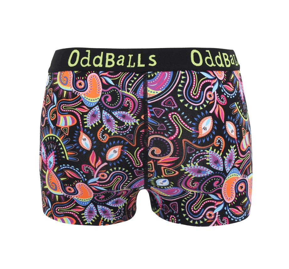 OddBalls Neon Rave Ladies Boxers - Vibrant & Comfortable Women's Underwear 4 OddBalls Neon Rave - Ladies Boxers