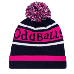 OddBalls Original | Navy | Pink | White - Bobble Hat - 2