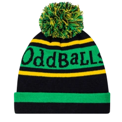 OddBalls Accessories Original | Black | Yellow | Green - Bobble Hat - 14