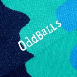 OddBalls Orange Waves - Socks