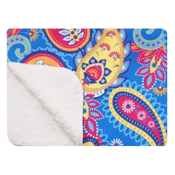 OddBalls Paisley - Luxury Sherpa Fleece Blanket