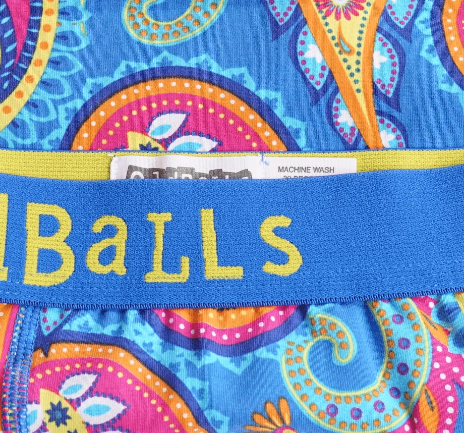 OddBalls Paisley Teen Boys Boxer Shorts - Fun & Comfortable Underwear 5 OddBalls Paisley - Teen Boys Boxer Shorts