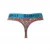 OddBalls Peacock - Stylish Ladies Thongs | Comfortable & Fun Underwear 2 OddBalls Peacock - Ladies Thongs
