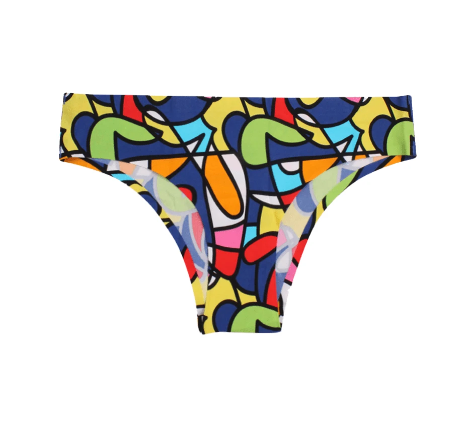 OddBalls Picasso - Teen Girls Seamless Brazilian Briefs | Comfortable & Stylish Underwear 3 OddBalls Picasso - Teen Girls Seamless Brazilian Briefs