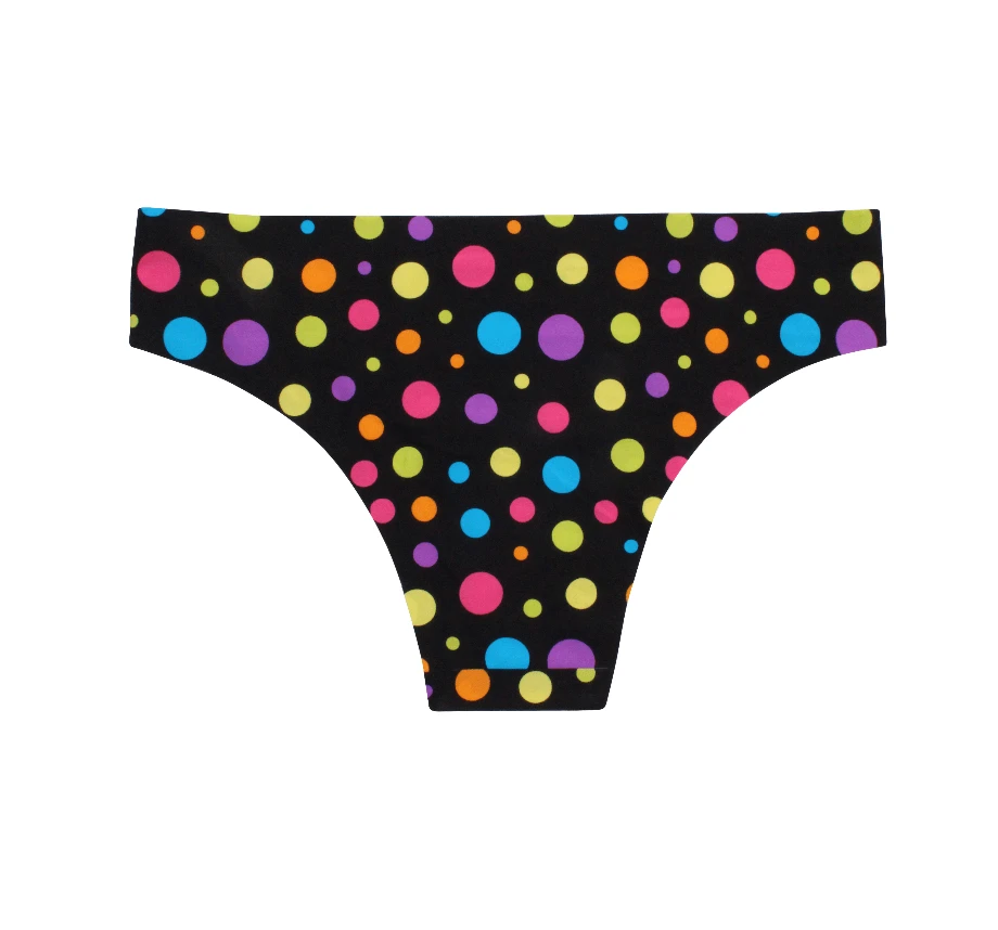 OddBalls Polka Dot Seamless Brazilian Briefs for Teen Girls - Comfortable & Stylish Underwear 4 OddBalls Polka Dot - Teen Girls Seamless Brazilian Briefs