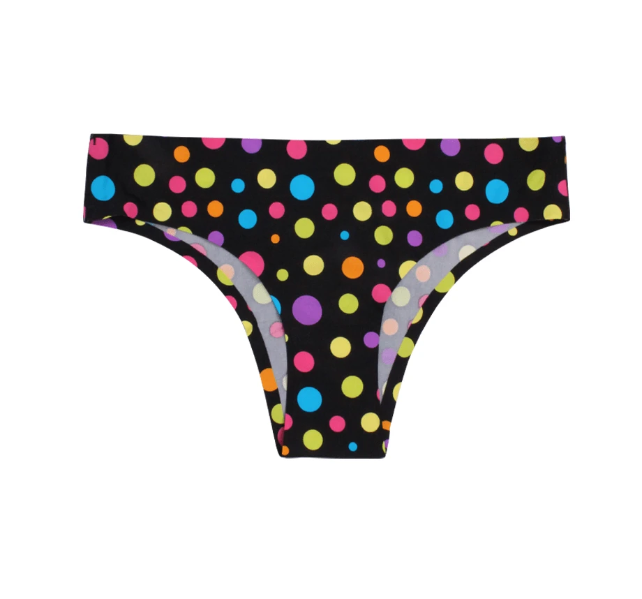 OddBalls Polka Dot Seamless Brazilian Briefs for Teen Girls - Comfortable & Stylish Underwear 3 OddBalls Polka Dot - Teen Girls Seamless Brazilian Briefs