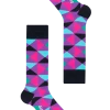 OddBalls Purple Triangles Socks - Funky & Comfortable Cotton Socks for Men & Women 2 OddBalls Purple Triangles - Socks