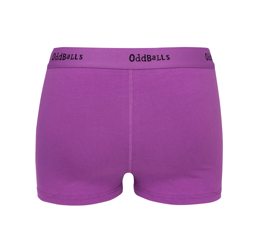OddBalls Ladies Boxer Shorts & Socks Monthly Subscription - Fun & Comfortable Underwear & Socks Set 8 OddBalls Subscriptions Boxers CLASSIC Subscription - Ladies Boxer Shorts & Socks Monthly Subscription