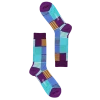 OddBalls Purple Blocks - Socks