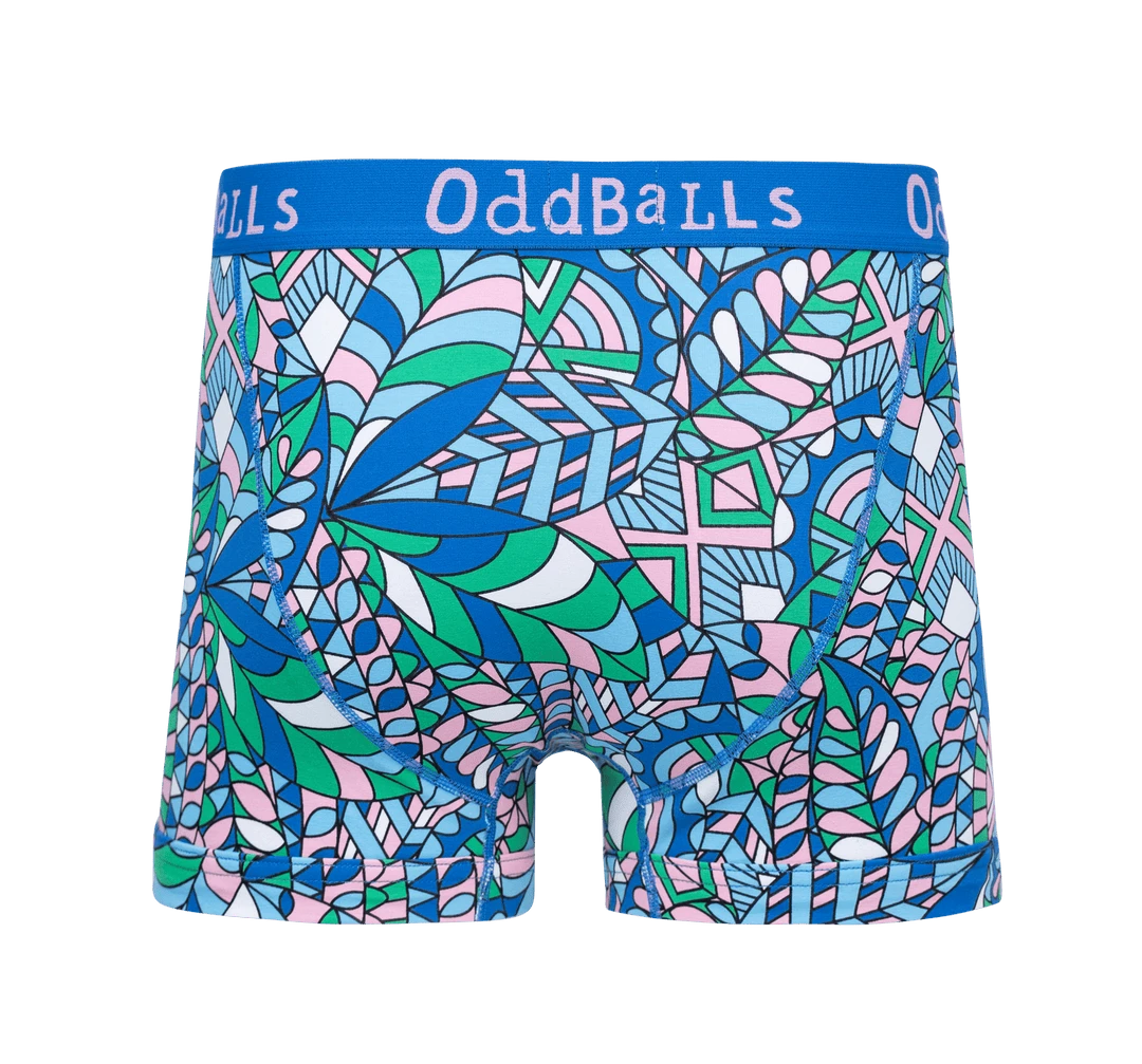 OddBalls Rainforest Teen Boys Boxer Shorts - Fun & Comfortable Underwear 4 OddBalls Rainforest - Teen Boys Boxer Shorts