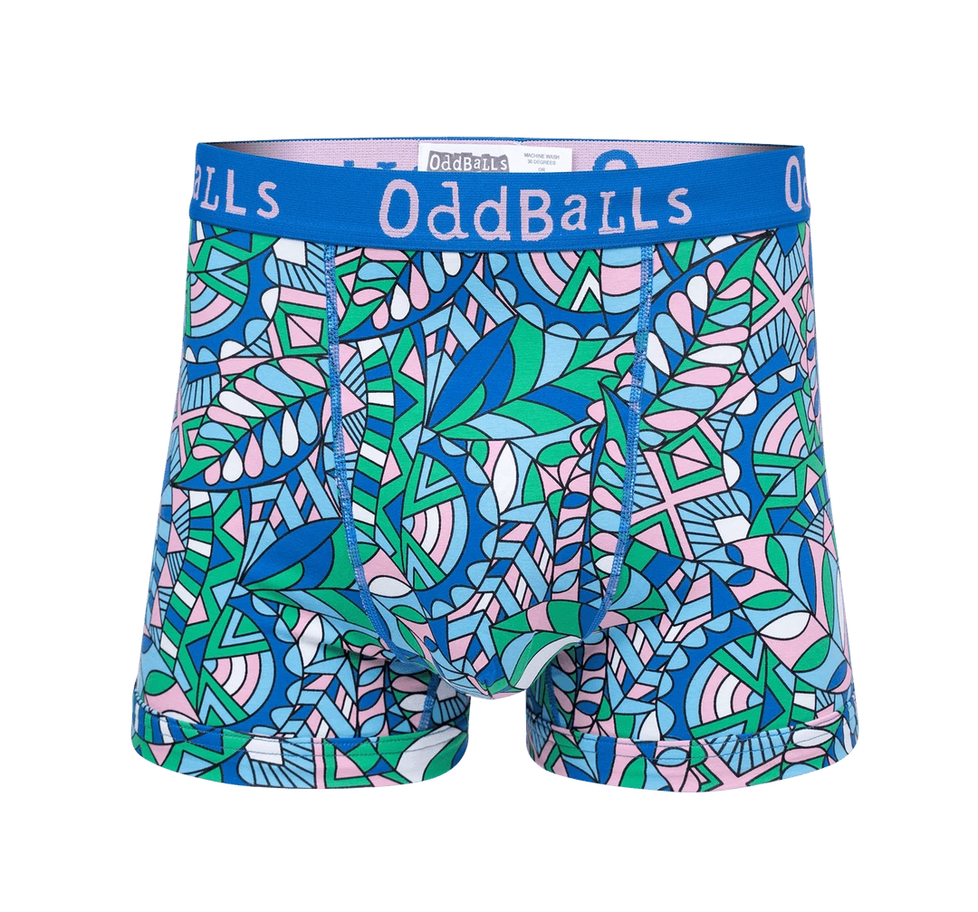 OddBalls Rainforest Teen Boys Boxer Shorts - Fun & Comfortable Underwear 3 OddBalls Rainforest - Teen Boys Boxer Shorts