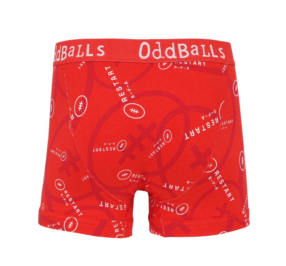 OddBalls Restart RPA Charity - Men's Boxer Shorts | Comfortable & Fun Underwear 4 OddBalls Restart RPA Charity - Mens Boxer Shorts