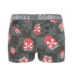 OddBalls England Rugby League Grey - Ladies Boxers