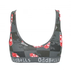 OddBalls England Rugby League Grey - Teen Girls Bralette