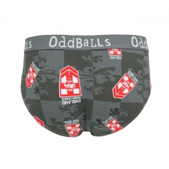OddBalls England Rugby League Grey - Mens Briefs