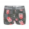 OddBalls Teen Girls Boxer Shorts England Rugby League Grey - Teen Girls Boxers