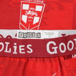 OddBalls Boys Boxer Shorts (Kids) England Rugby League Red - Kids Boxer Shorts - Goolies