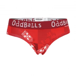 OddBalls England Rugby League Red - Ladies Briefs