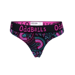 OddBalls Scribbles - Ladies Thong