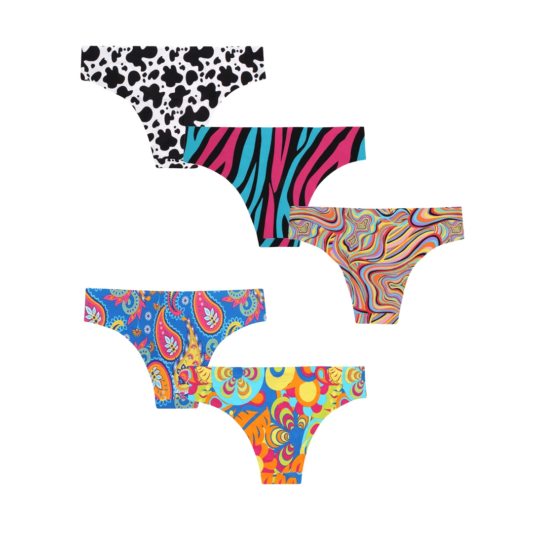 OddBalls The Original Bundle - Ladies Seamless Briefs 5 Pack | Comfortable & Stylish Underwear 4 OddBalls The Original Bundle - Ladies Seamless Briefs 5 Pack Bundle