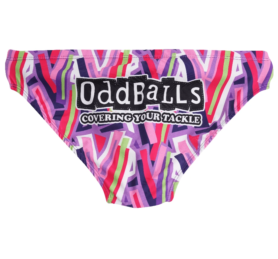 OddBalls Stack Attack - Fun & Bold Swimmers for Men | Summer Sportswear 4 OddBalls Stack Attack - Swimmers