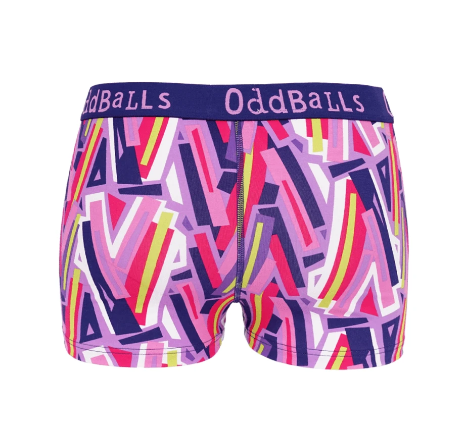 OddBalls Stack Attack - Teen Girls Boxer Shorts | Fun & Comfortable Underwear 4 OddBalls Stack Attack - Teen Girls Boxers