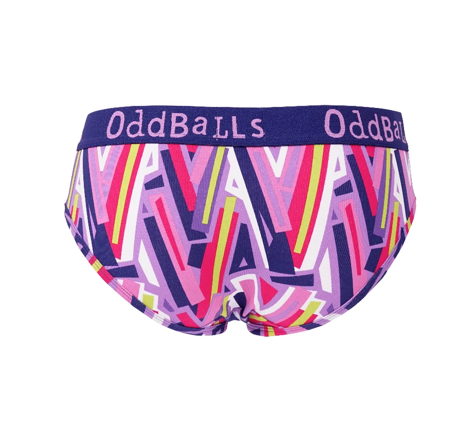 OddBalls Stack Attack - Fun & Comfortable Teen Girls Briefs | Soft Cotton Underwear 4 OddBalls Stack Attack - Teen Girls Briefs