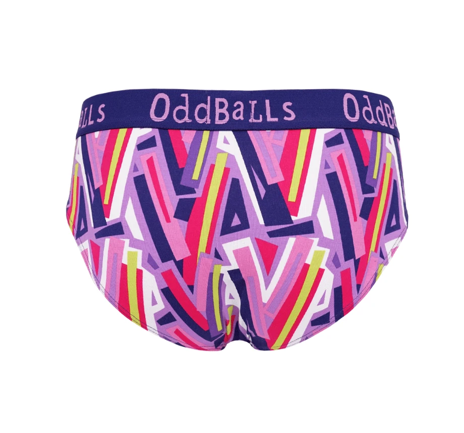 OddBalls Stack Attack - Men's Funny Novelty Briefs | Comfortable Cotton Underwear 4 OddBalls Stack Attack - Mens Briefs