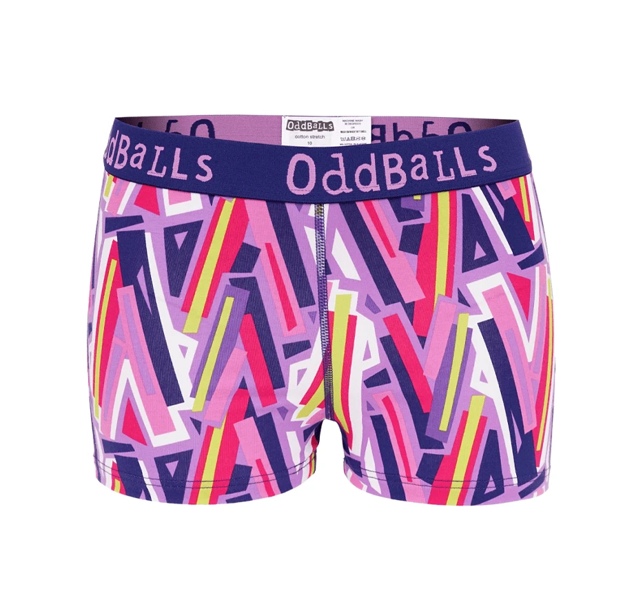 OddBalls Stack Attack - Teen Girls Boxer Shorts | Fun & Comfortable Underwear 3 OddBalls Stack Attack - Teen Girls Boxers