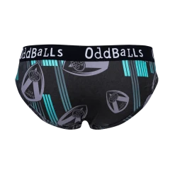OddBalls St Helens - Black | Green | Grey - Ladies Briefs