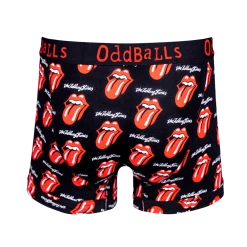 OddBalls The Rolling Stones - Black - Mens Boxer Shorts