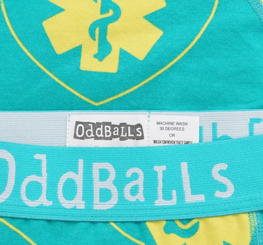 OddBalls The Ambulance Staff Charity - Men's Briefs | Comfortable & Fun Underwear 5 OddBalls The Ambulance Staff Charity - Mens Briefs