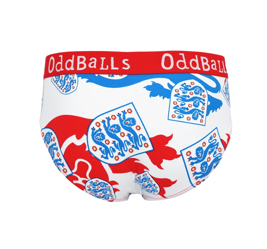 OddBalls England FA - Three Lions Teen Boys Briefs | Comfortable & Fun Underwear 4 OddBalls England FA - Three Lions - Teen Boys Briefs