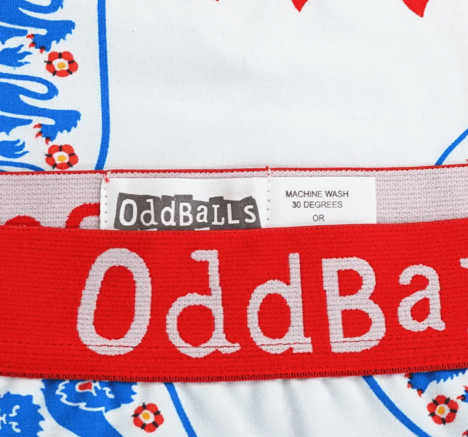 OddBalls England FA - Three Lions - Teen Boys Boxer Shorts | Comfortable & Fun Underwear 5 OddBalls England FA - Three Lions - Teen Boys Boxer Shorts