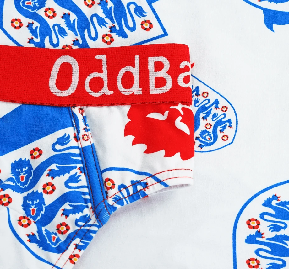 OddBalls England FA - Three Lions Teen Boys Briefs | Comfortable & Fun Underwear 6 OddBalls England FA - Three Lions - Teen Boys Briefs