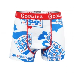 OddBalls Boys Boxer Shorts (Kids) England FA - Three Lions - Kids Boxer Shorts - Goolies
