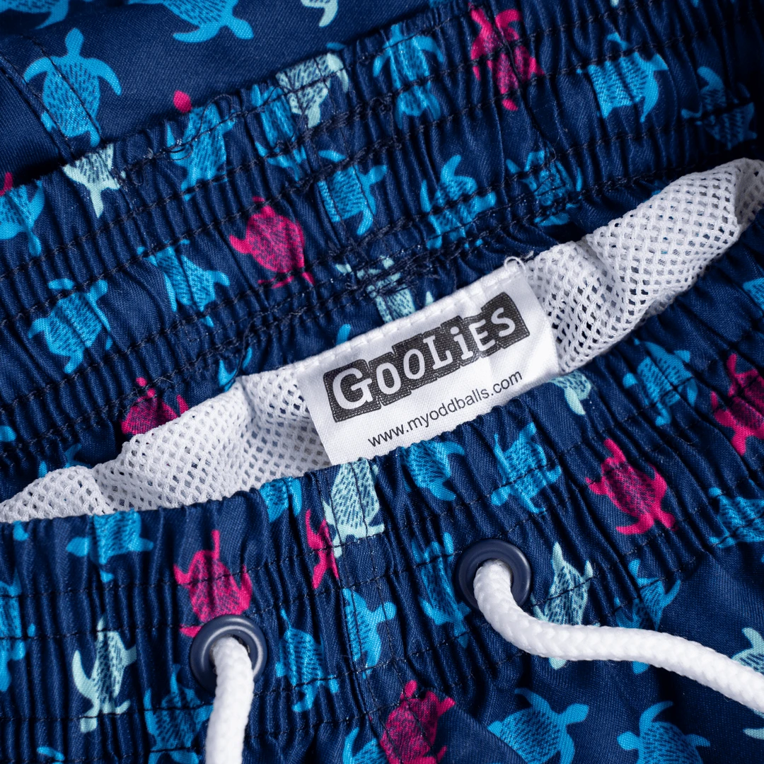 OddBalls Summer Shop Turtles - Kids Swim Shorts | Fun & Comfortable Swimwear for Boys & Girls 5 OddBalls Summer Shop Turtles - Kids Swim Shorts